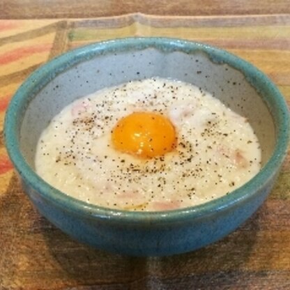 お昼ご飯にいただきました。
簡単で良いですね。